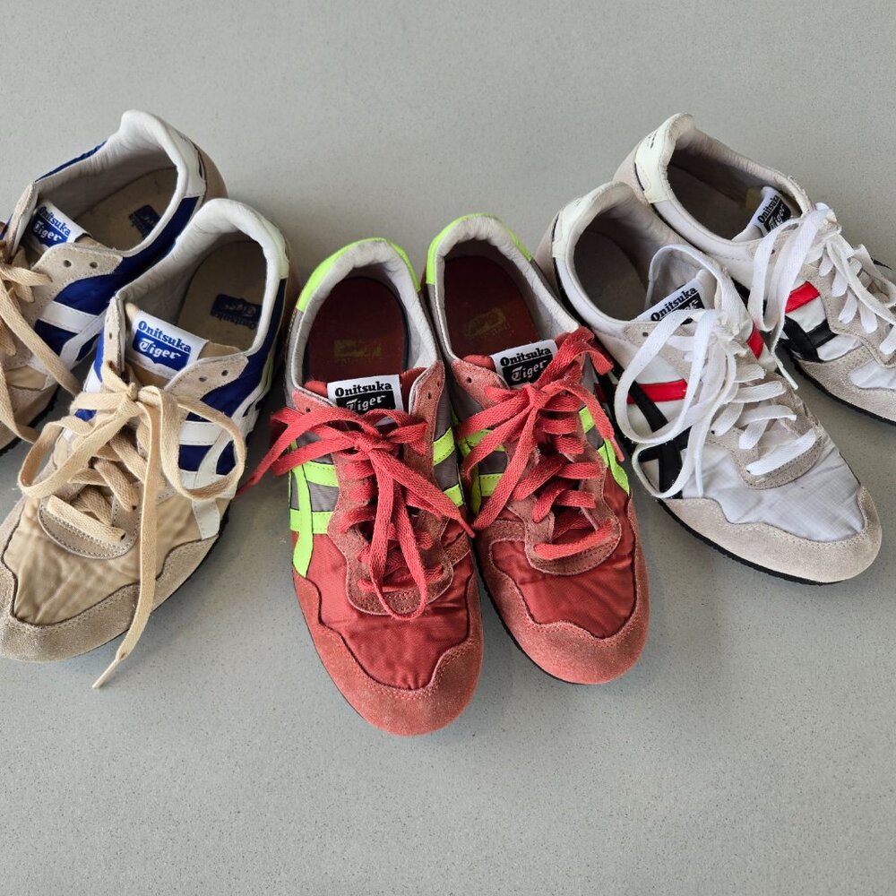 ONITSUKA TIGER SERRANO SNEAKERS - 3 PAIR SET!
